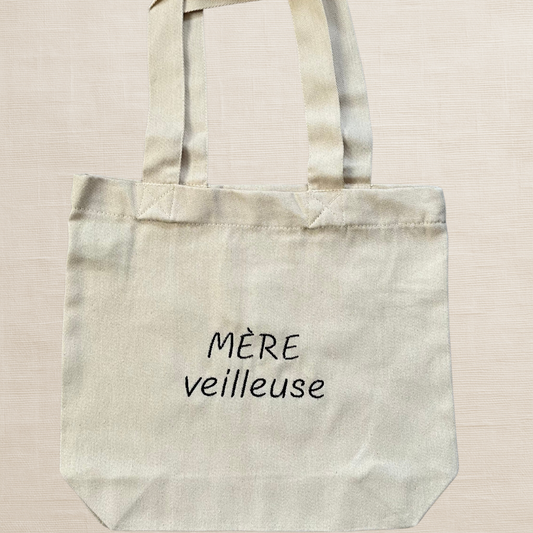 Tote bag brodé - Mère Veilleuse