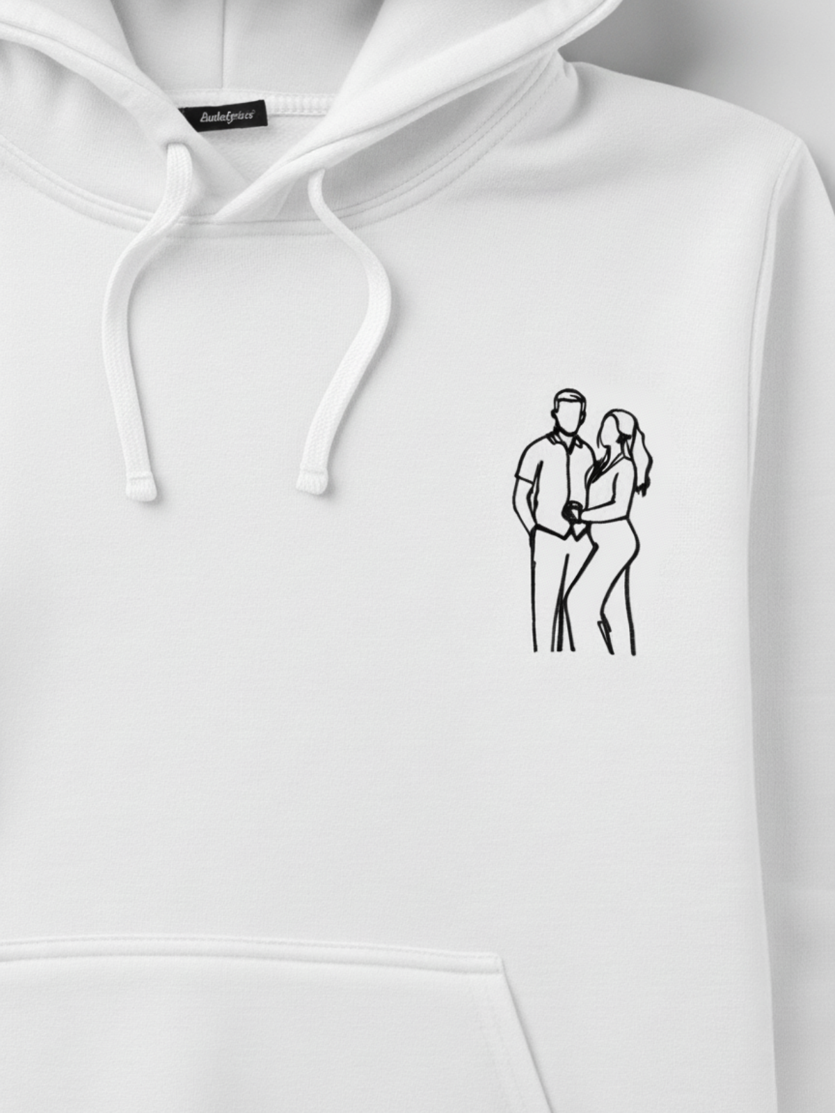 Sweat à capuche Couple