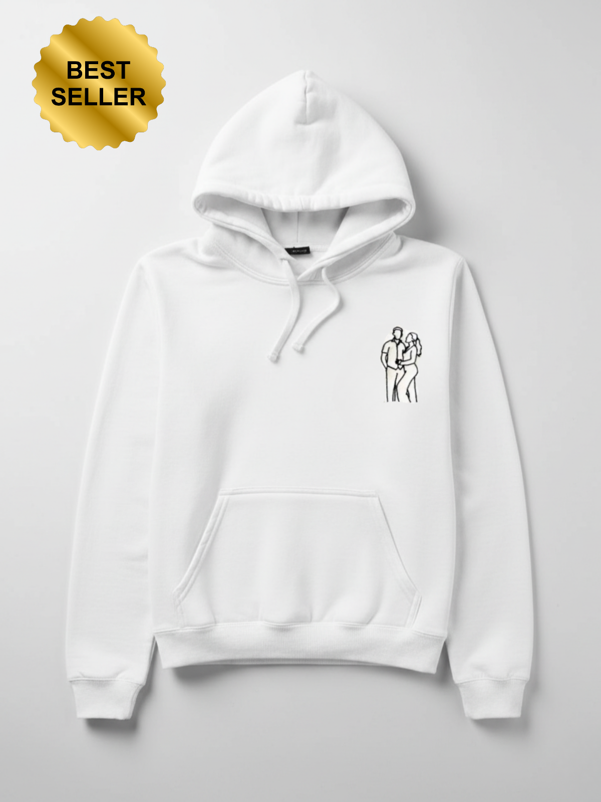 Sweat à capuche Couple