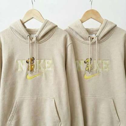 DUO ROI LION SWEATS À CAPUCHES