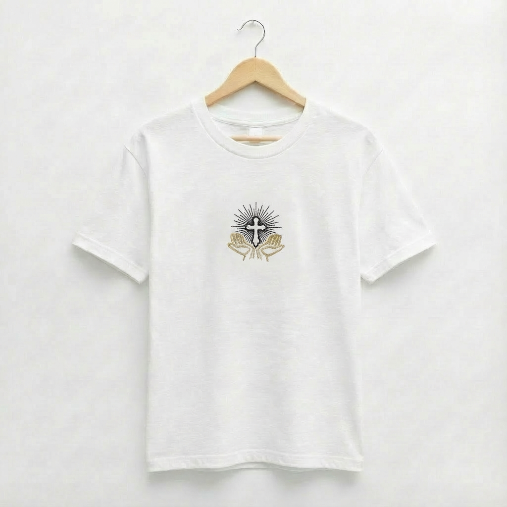 T-SHIRT BRODERIE CHRÉTIENNE