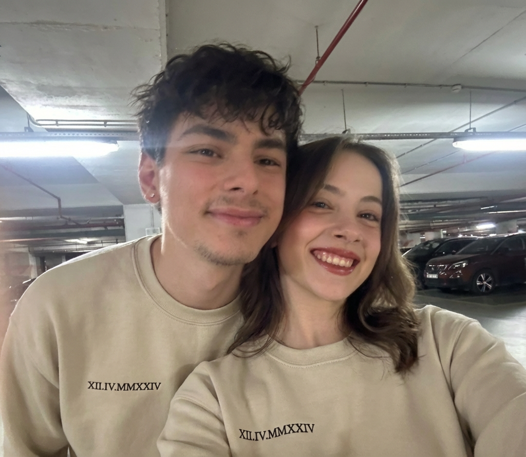 Pull Date chiffres romains
