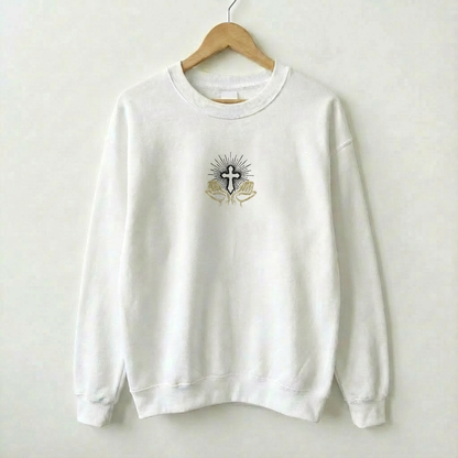 PULL BRODERIE CHRÉTIENNE