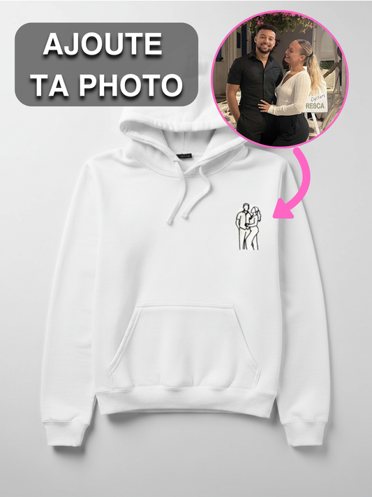 Sweat à capuche Couple
