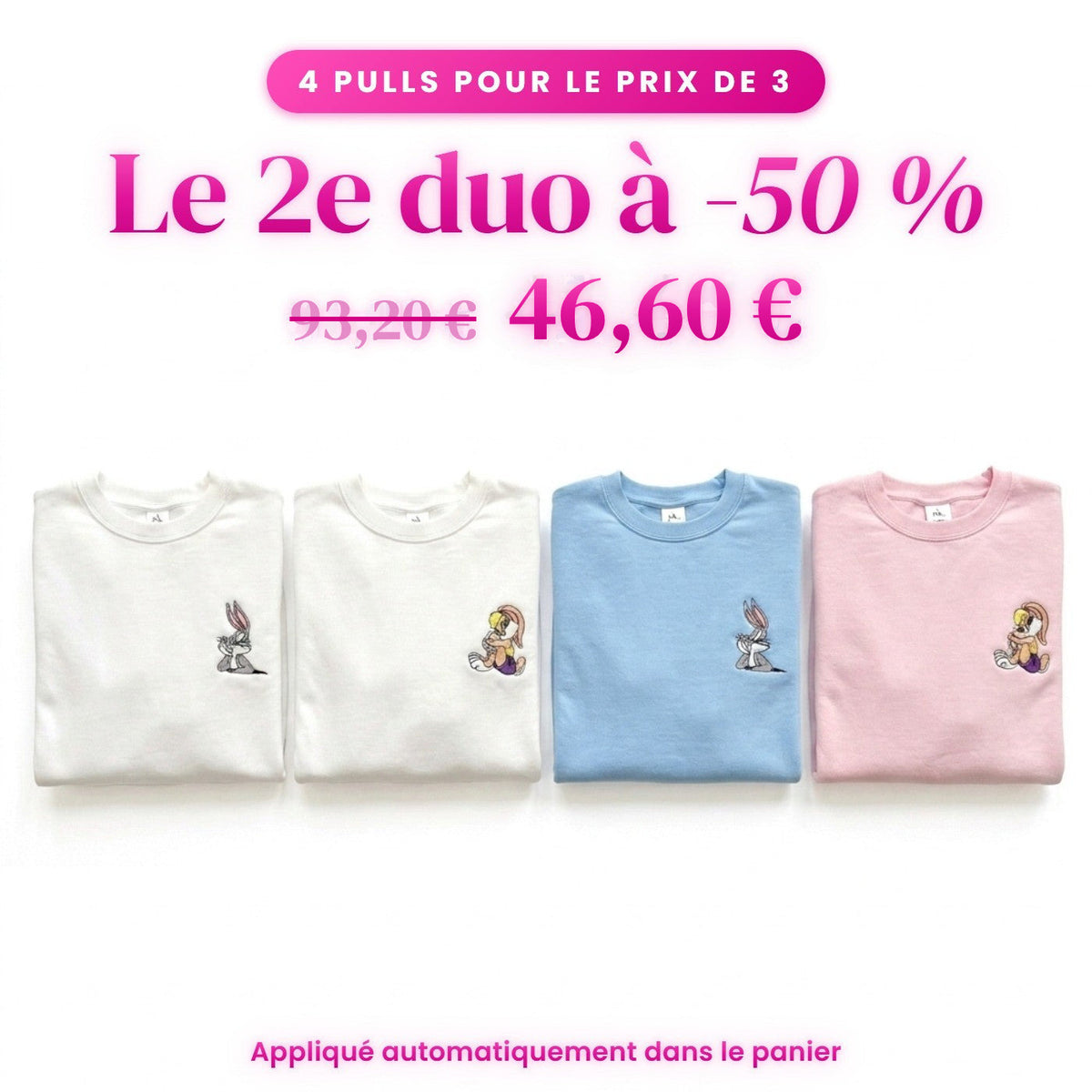 Duo Bugs et Lola : le 2e duo à -50 %