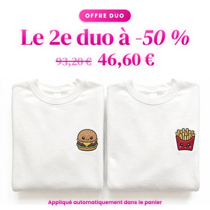 Duo Burger et frites : le 2e duo à -50 %