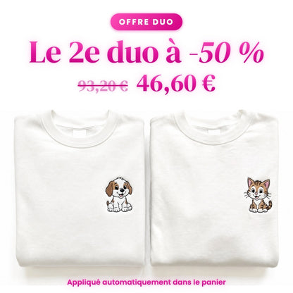 Duo Chat et chien : le 2e duo à -50 %
