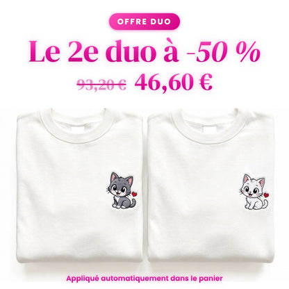 Duo Chats câlins : le 2e duo à -50 %