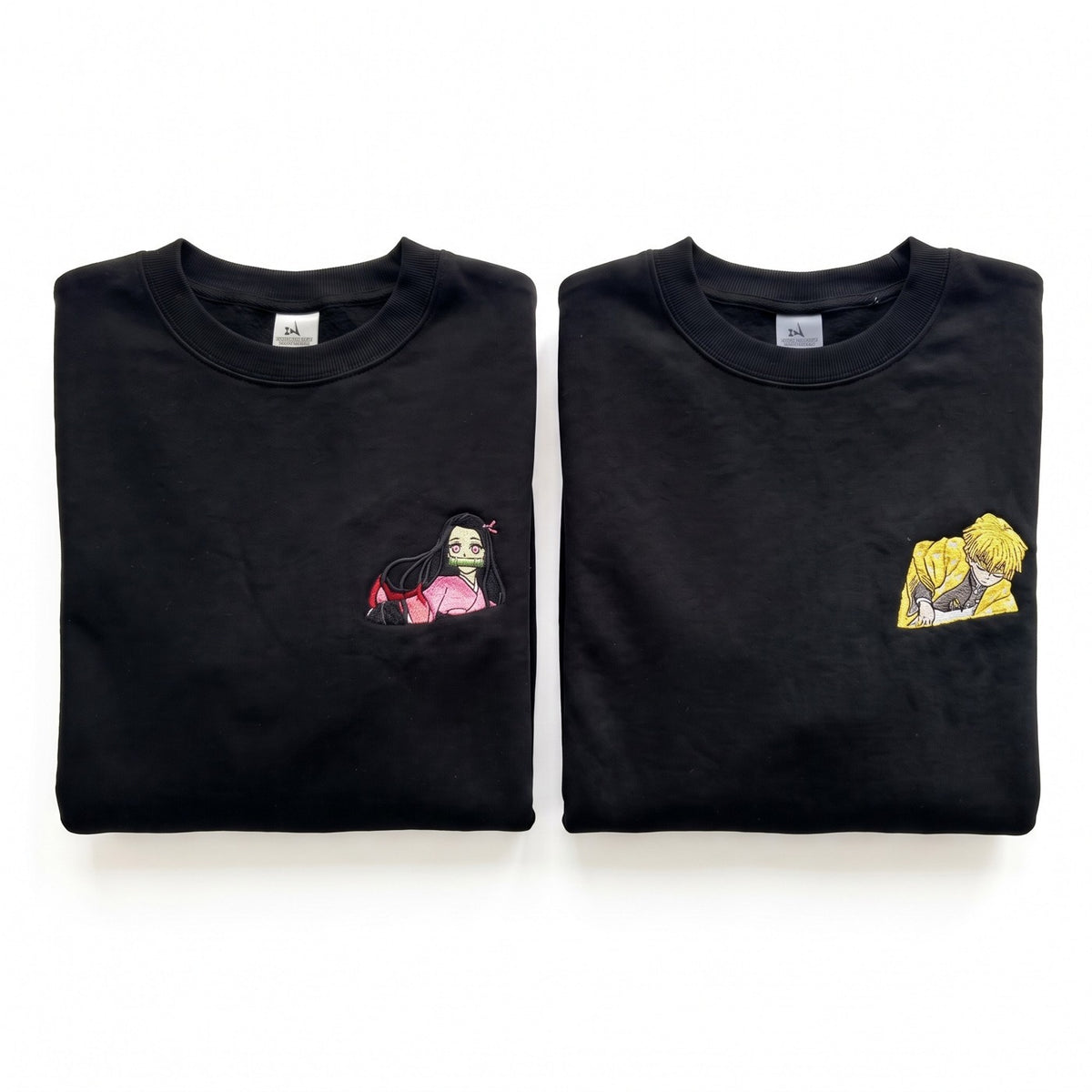 Duo Demon Slayer : vêtements brodés assortis