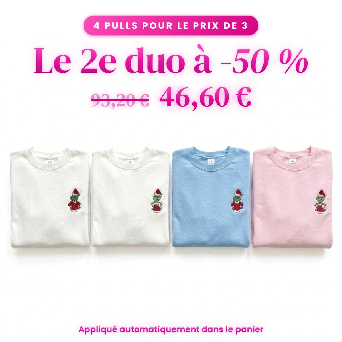 Duo Grinch : le 2e duo à -50 %