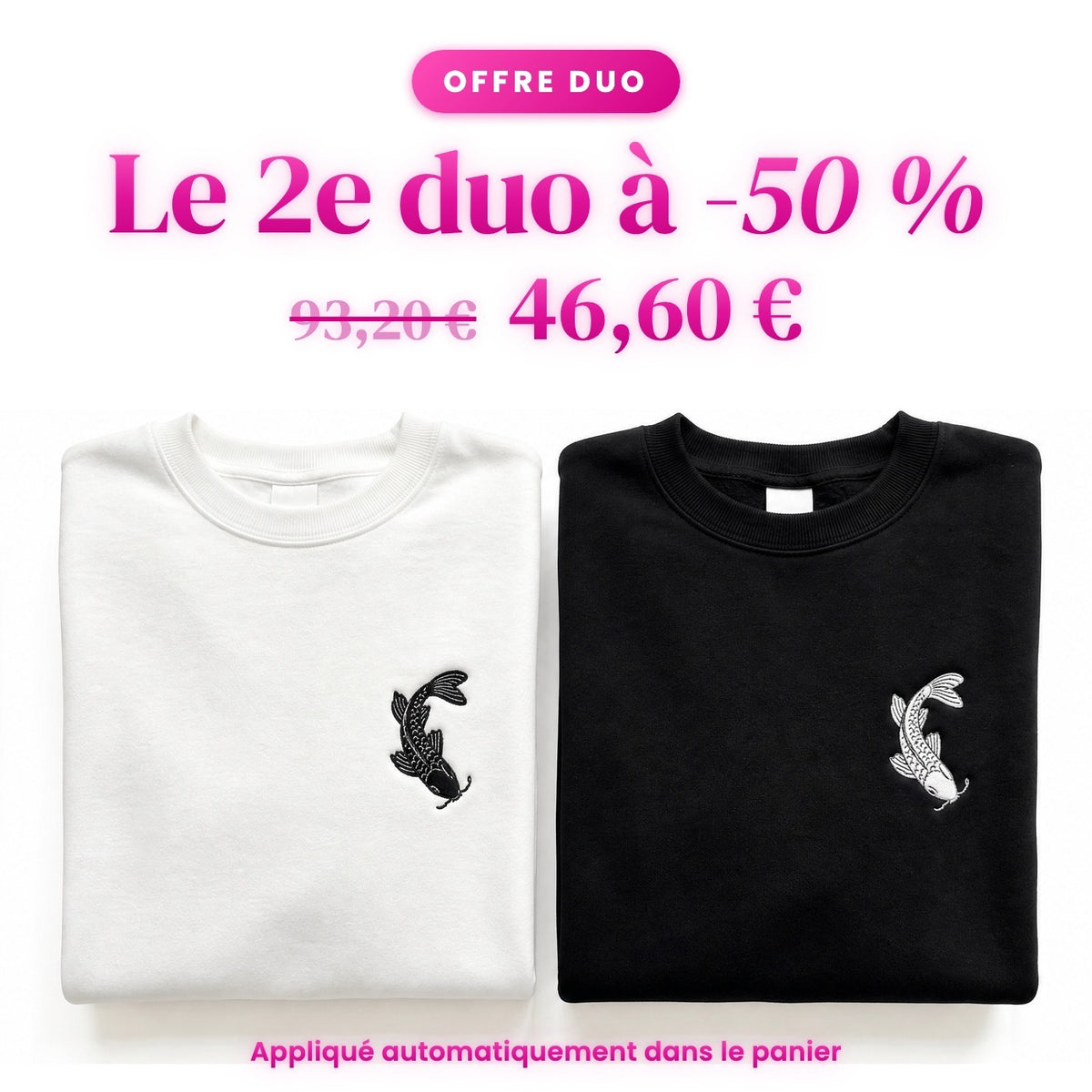 Duo Koi yin-yang : le 2e duo à -50 %