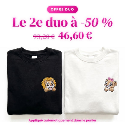 Duo Lion et lionne : le 2e duo à -50 %