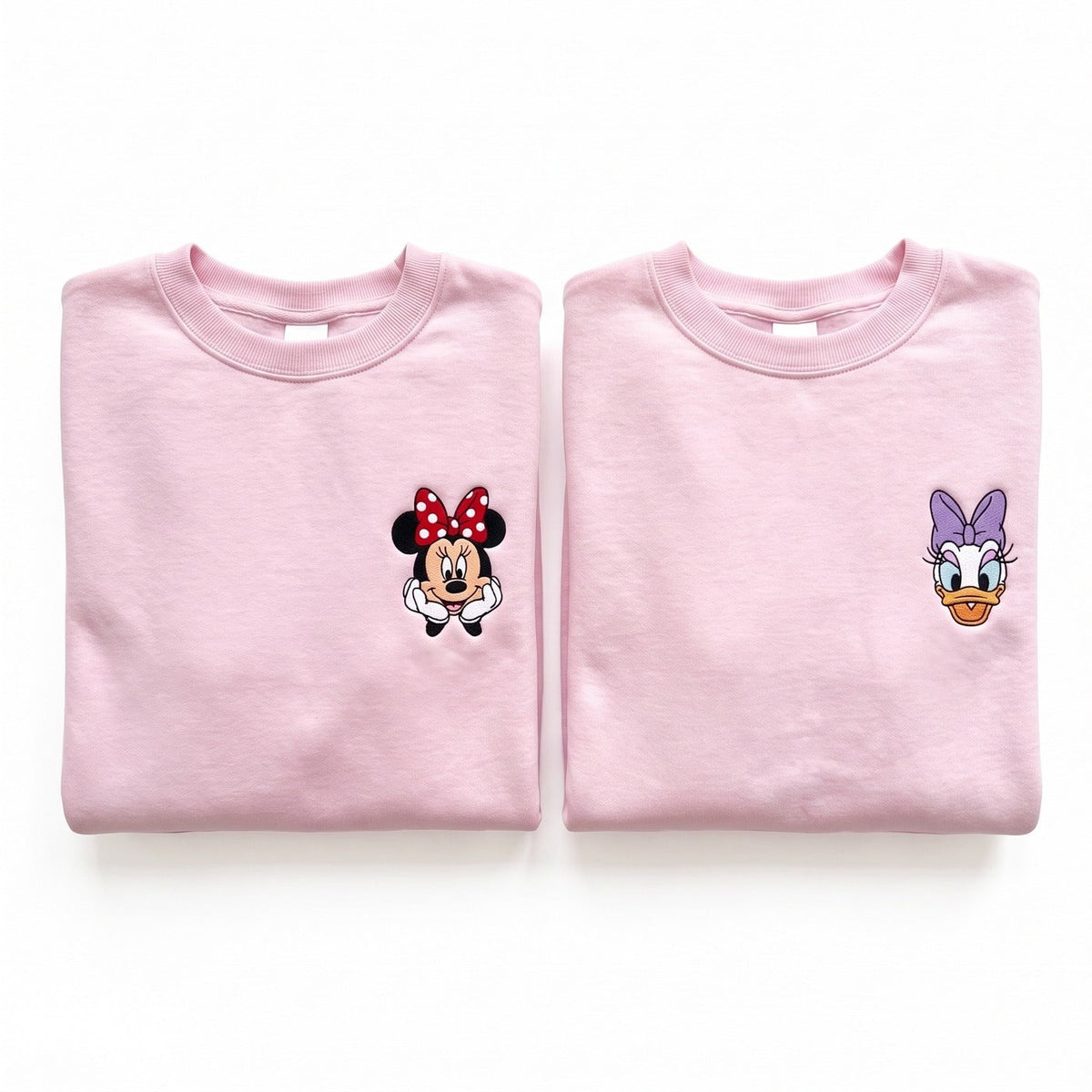 Duo Minnie et Daisy : vêtements brodés assortis