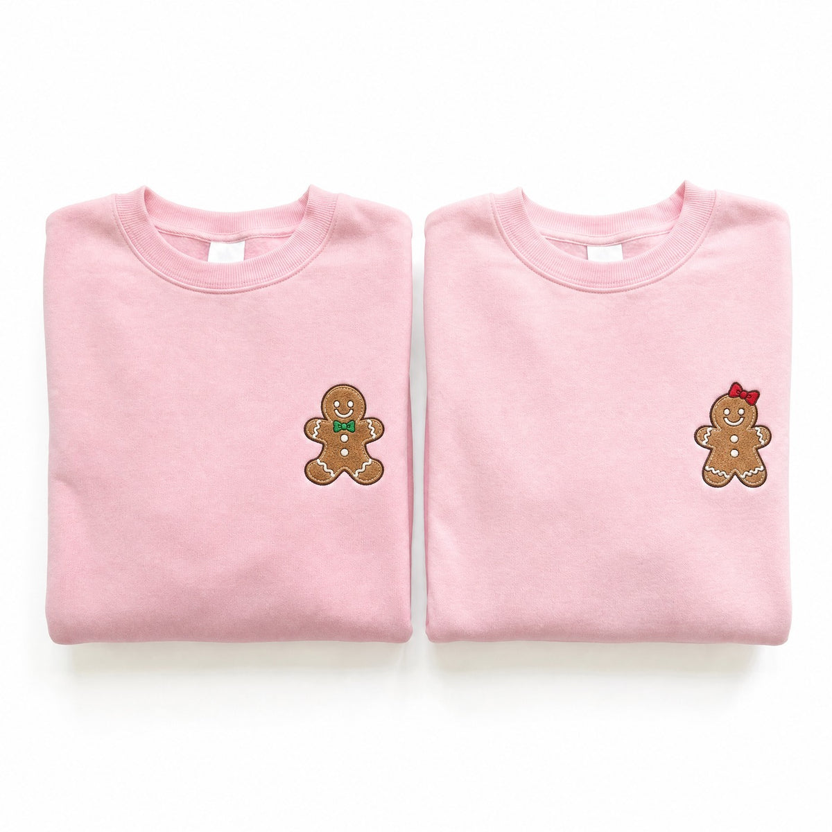 Duo Pain d'épices : vêtements brodés assortis