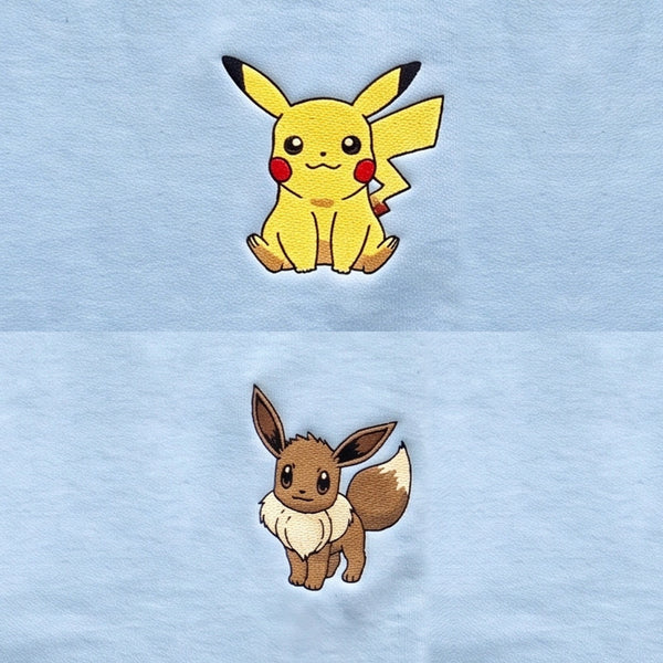 Dúo Pikachu y Eevee