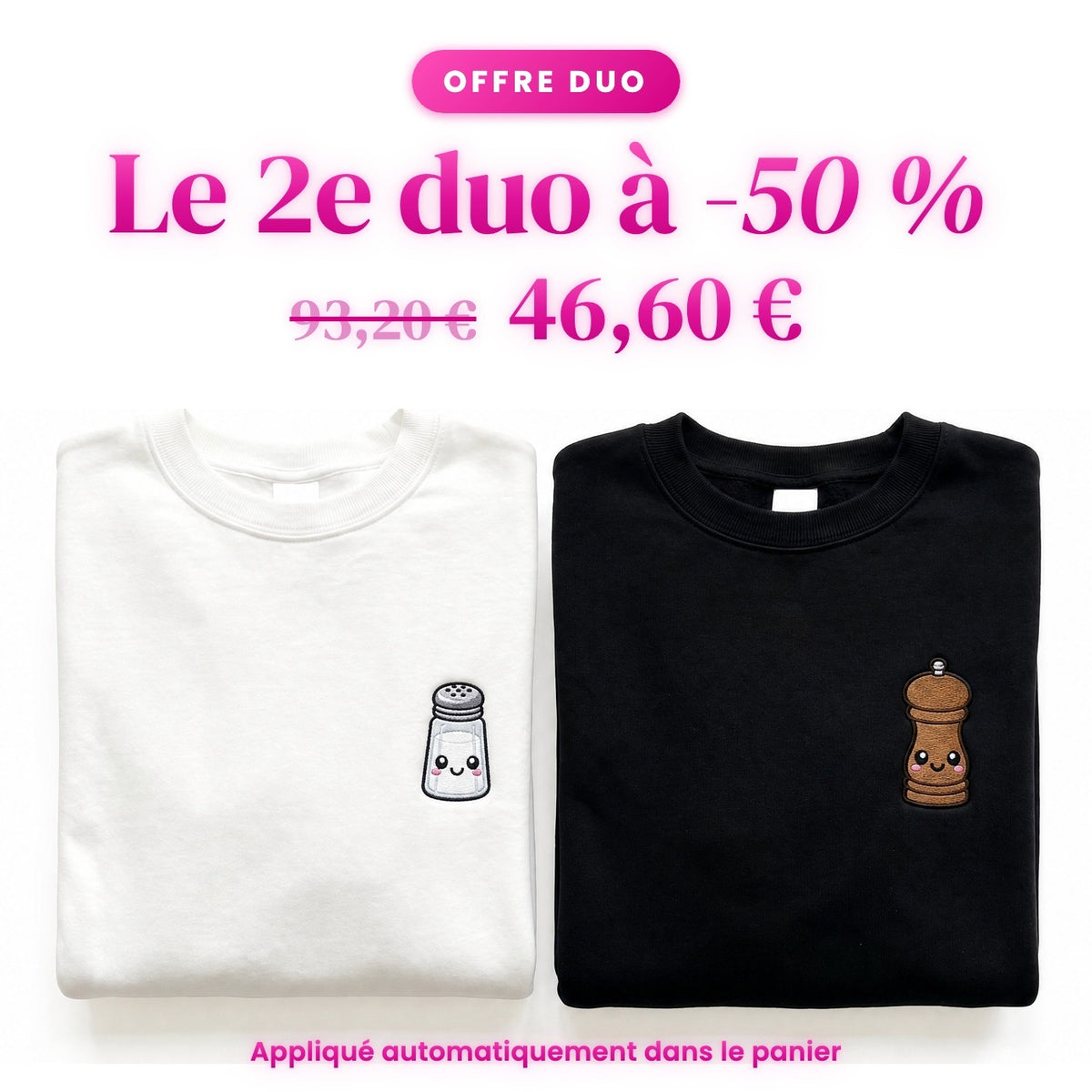 Duo Sel et poivre : le 2e duo à -50 %