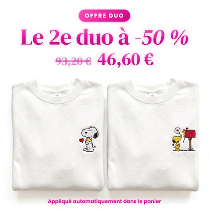 Duo Snoopy et Woodstock : le 2e duo à -50 %