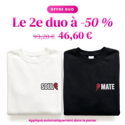 Duo Soul et Mate : le 2e duo à -50 %