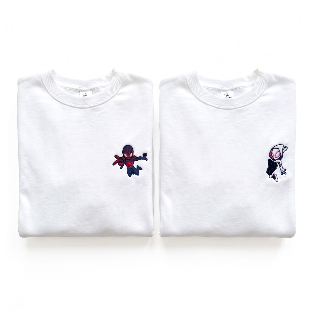 Duo Spider : vêtements brodés assortis