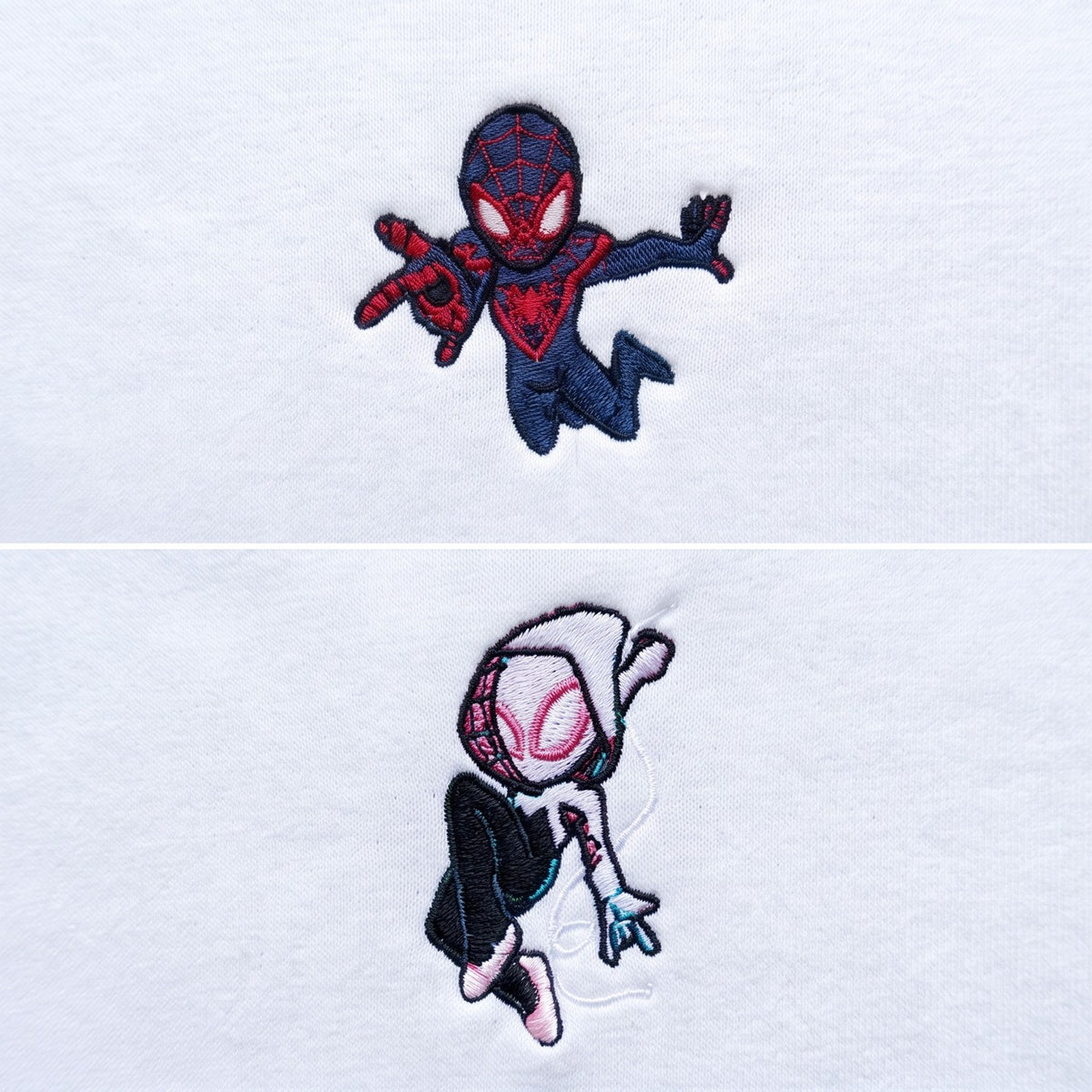 Duo Spider : broderie de près