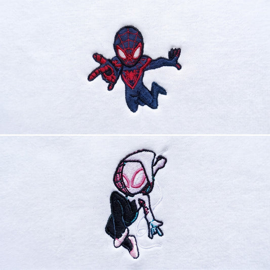 Duo Spider : broderie de près