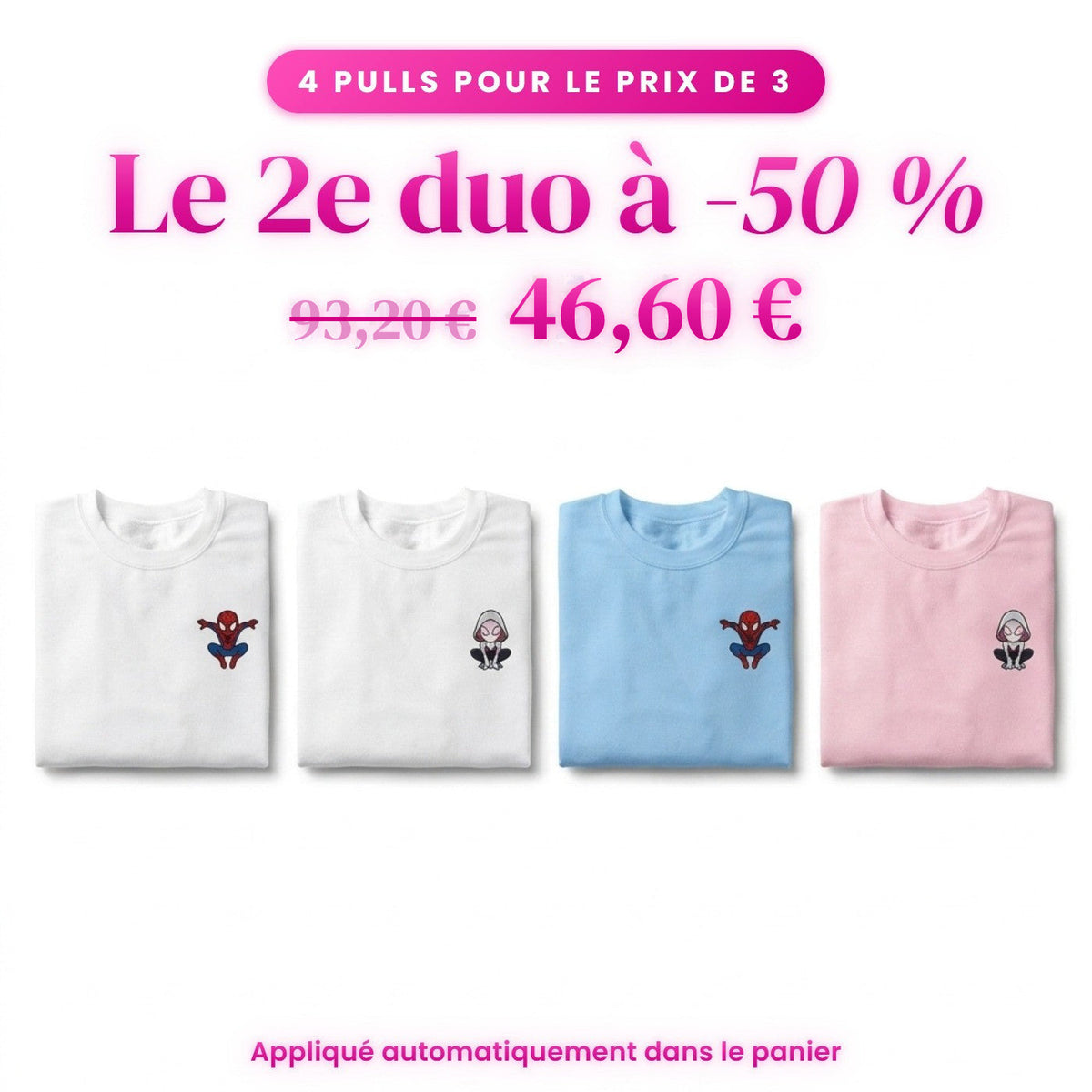 Duo Spider : le 2e duo à -50 %