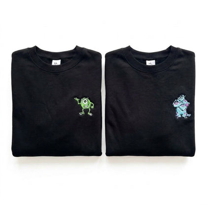 Duo Sulli et Bob : vêtements brodés assortis