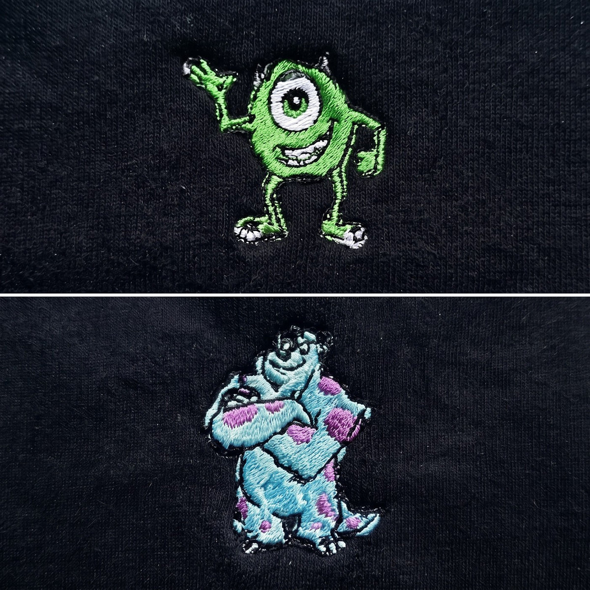 Duo Sulli et Bob : broderie de près