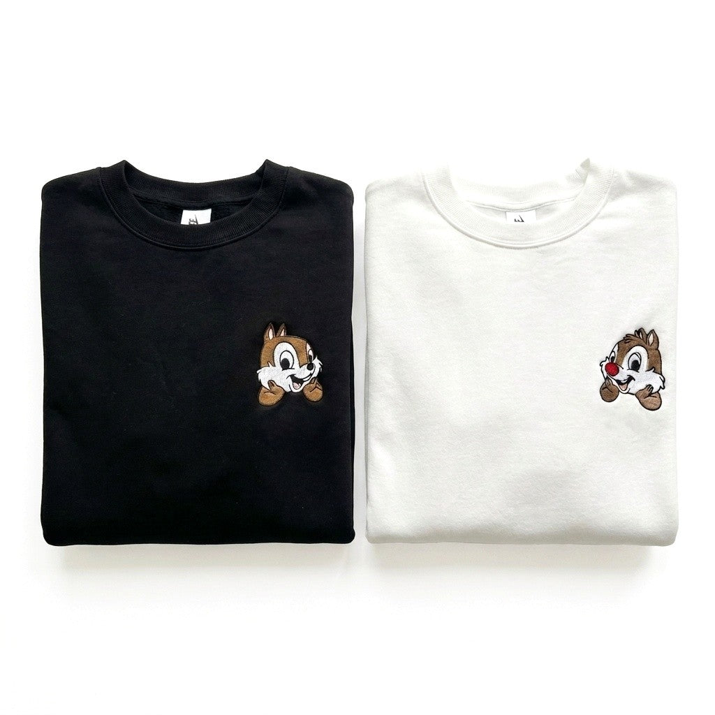 Duo Tic et Tac : vêtements brodés assortis