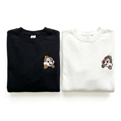 Duo Tic et Tac : vêtements brodés assortis