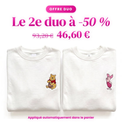 Duo Winnie et Porcinet : le 2e duo à -50 %