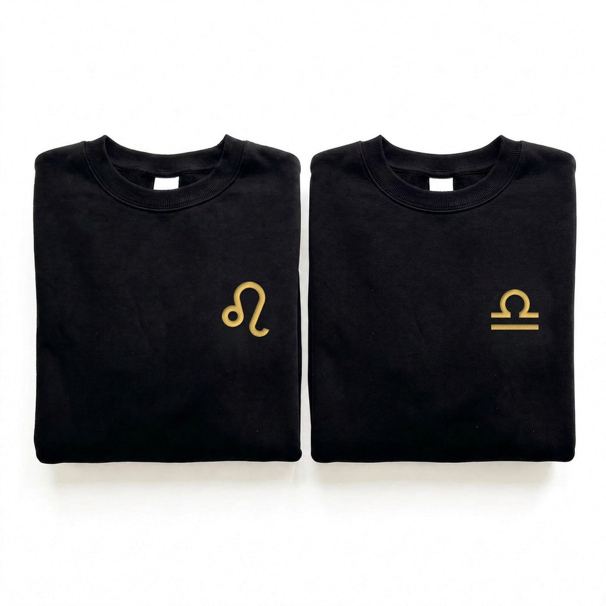 Duo Signes du zodiaque : vêtements brodés assortis